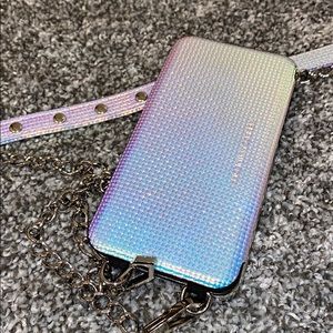 Rebecca Minkoff Iridescent iPhone Case & Wallet